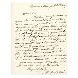 Mark Hopkins Contempaltes Lecturing In Albany