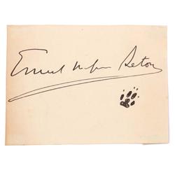 ERNEST THOMPSON SETON