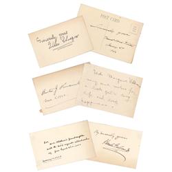 LOT OF 6 PULITZER PRIZE WINNERS