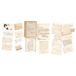 LOT OF MIXED TOPICAL AUTOGRAPHS