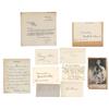 Image 1 : LOT OF 10 LITERARY FIGURES’ AUTOGRAPHS