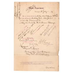 Naval Officers Ramsay, Tracy And Walker