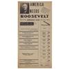 Image 1 : Pro-roosevelt Sample Ballot  From His Third Campaign