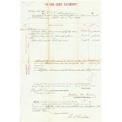 William "Boss" Tweed Signs A Document As Commissioner Of Public Works