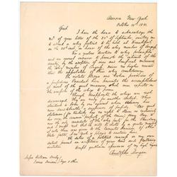 NY State Secretary Christopher Morgan Writes About Whig Politics & Henry Clay For President