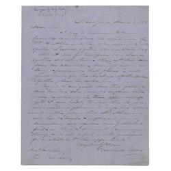 Mayor Wood Of Ny To Franklin Pierce: “I Am Quite Sure That Political Consideration Can Have No Influ