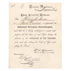 William A. Richardson Appoints IRS Storekeeper