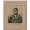 Image 1 : Kellogg Hand Colored Print Of William Henry Harrison