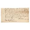 Image 1 : An Early Manuscript Legal Brief Fragment Signed At The Conclusion By Lincoln While Working On A Loca