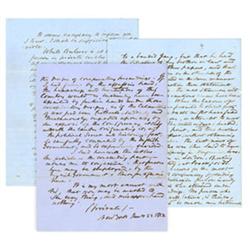 An Historic Letter Written To President Zachary Taylor Warning Him Of An Impending Assassination Att
