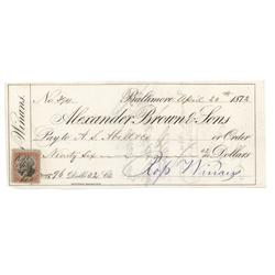 Check Signed By Ross Winans