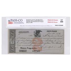 August Belmont Signed Check