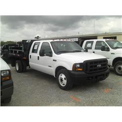 2006 FORD F350 CREWCAB S/A DUMP,