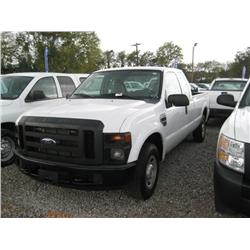 2008 FORD F250 EXTENDED CAB PICKUP,