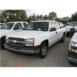 2004 CHEVROLET C1500 SILVERADO 4X4 EXTENDED