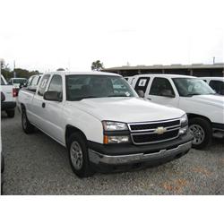 2007 CHEVROLET 1500 SILVERADO EXTENDED CAB PICKUP,