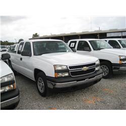 2007 CHEVROLET 1500  SILVERADO EXTENDED CAB PICKUP,