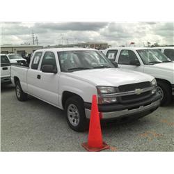 2005 CHEVROLET 1500 SILVERADO EXTENDED CAB