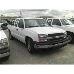2005 CHEVROLET 1500 SILVERADO EXTENDED CAB