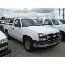 2006 CHEVROLET 1500 SILVERADO PICKUP,