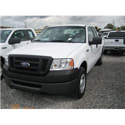 2008 FORD F150 EXTENDED CAB 4X4 PICKUP,