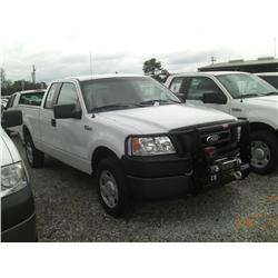 2008 FORD F150 EXTENDED CAB 4X4 PICKUP,