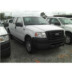 2007 FORD F150 EXTENDED CAB 4X4 PICKUP,