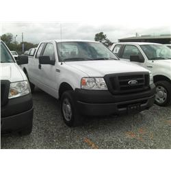 2007 FORD F150 4X4 EXTENDED CAB PICKUP,