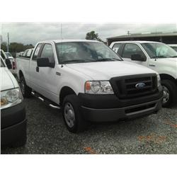 2007 FORD F150 EXTENDED CAB 4X4 PICKUP,