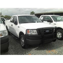 2007 FORD F150 4X4 EXTENDED CAB PICKUP,