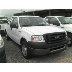 2008 FORD F150 EXTENDED CAB PICKUP,