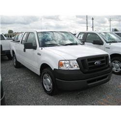 2008 FORD F150 EXTENDED CAB PICKUP,