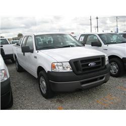 2007 FORD F150 EXTENDED CAB PICKUP,