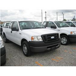 2007 FORD F150 EXTENDED CAB PICKUP,