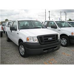 2007 FORD F150 EXTENDED CAB PICKUP,