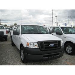 2007 FORD F150 EXTENDED CAB PICKUP,
