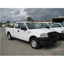 2007 FORD F150 EXTENDED CAB PICKUP,