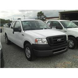 2007 FORD F150 EXTENDED CAB PICKUP,