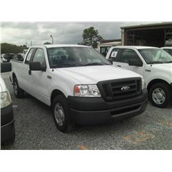 2007 FORD F150 EXTENDED CAB PICKUP,