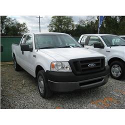 2007 FORD F150 EXTENDED CAB PICKUP,