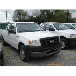 2007 FORD F150 EXTENDED CAB PICKUP,