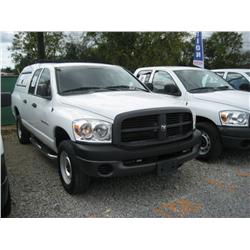 2007 DODGE RAM 1500 CREW CAB 4X4 PICKUP,