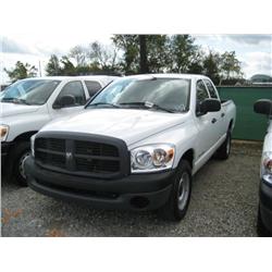 2007 DODGE 1500 RAM CREWCAB PICKUP,