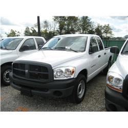 2007 DODGE RAM 1500 CREW CAB PICKUP,