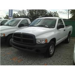 2005 DODGE RAM 1500 PICKUP,