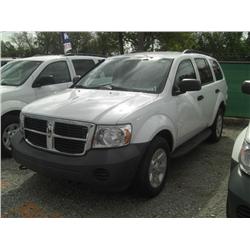 2007 DODGE DURANGO 4X4 SUV,