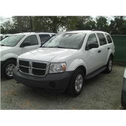2007 DODGE DURANGO 4X4 SUV,