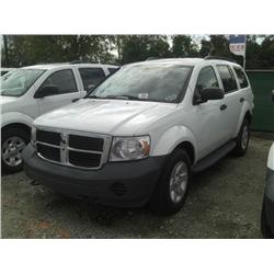 2007 DODGE DURANGO SXT 4X4 SUV,