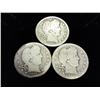 Image 1 : 3 Assorted 1911 Barber Quarters