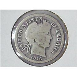 1916 Barber Dime